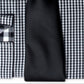 Nick Graham Men's Modern Fitted Gingham Dress Shirt & Dot Tie Set Black Size XX-Large