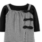 Carter'sBaby Girl's 2-Pc. T-Shirt and Gingham Jumpsuit Black Size 9MOS