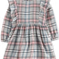 Carter's Girl's Casual Dresses PLAID Plaid Ruffle Trim a Line Dress & Bloomers Gray Size 6 Months