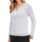 Charter Club Women's Textured Cardigan Gray Size Large