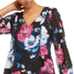 INC International Concepts Women's Bow-Back Shift Dress Black Size Small
