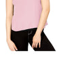 Bar III Women's Keyhole Top Pink Size X-Small