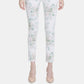 Calvin Klein Women's Mid Rise Floral Pants Pink Size 16