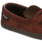 Isotoner Men's Houndstooth Jasper Moccasin Slippers Brown Size 11