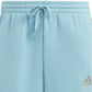 adidas Men's 3 Stripes 10 Fleece Shorts Blue Size X-Large