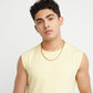 Champion Men's Classic Muscle Tee Yellow  Size Small