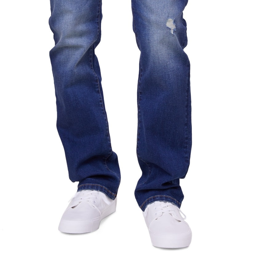 Lazer Men's Straight Fit Jeans Blue Size 30X30