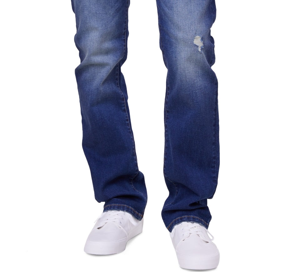 Lazer Men's Straight Fit Jeans Blue Size 31X32