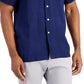 Club Room Men's 100% Linen Shirt Blue Size Small