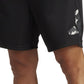 adidas Men's Train Essentials Seasonal Camo Filled Logo Training Shorts Black Size XX-Large