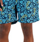 Club Room Men's Tropical Seahorse Swim Trunks  Blue Size Large
