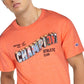 Champion Men's Classic Standard Fit Logo Graphic T Shirt Red Size Large