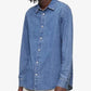 Calvin Klein Men's Vintage Denim Shirt Blue Size X-Large
