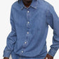 Calvin Klein Men's Vintage Denim Shirt Blue Size X-Large