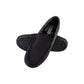 Haggar Men's Microsuede Fleece-Lined Venetian Slippers Black Size X-Large