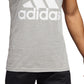 adidas Men's Badge Of Sport Logo Graphic Tank Gray Size Large