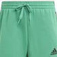 adidas Men's 3 Stripes 10 Fleece Shorts Green Size Small