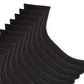 Club Room Men's Quarter 12 pack Socks Black Size 10-13