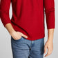 And Now This Men's Crewneck Knit Thermal Shirt Red Size X-Large