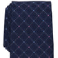 Club Room Men's Amboy Grid Tie Blue Size Regular