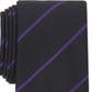 Alfani Men's Hadley Stripe Tie Purple Size Regular