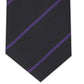 Alfani Men's Hadley Stripe Tie Purple Size Regular