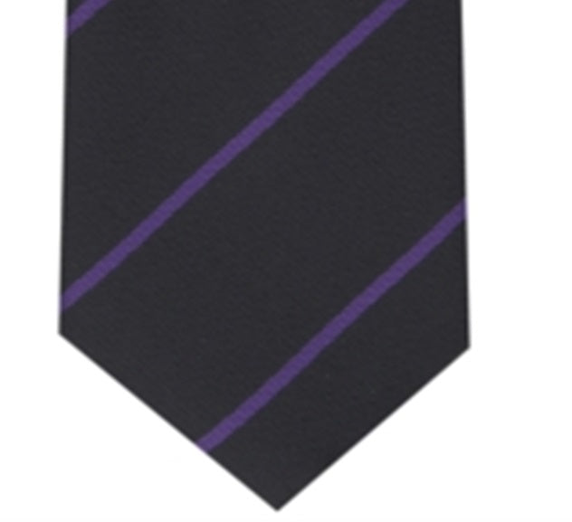 Alfani Men's Hadley Stripe Tie Purple Size Regular