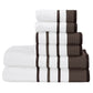 Decorative Cotton Stripe Bath Towel Set - Noelle Collection