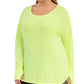 Ideology Women's Long Sleeve T-Shirt Gold Size 1X