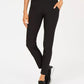 Ideology Women's Knit Back Woven Pants Black Size Small