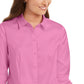 Charter Club Women's Petite Button-Down Woven Shirt Pink Size 0