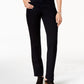 Style & Co Women's Tummy-Control Straight-Leg Jeans Dark Blue Size 4