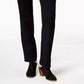 Style & Co Women's Tummy-Control Straight-Leg Jeans Dark Blue Size 4