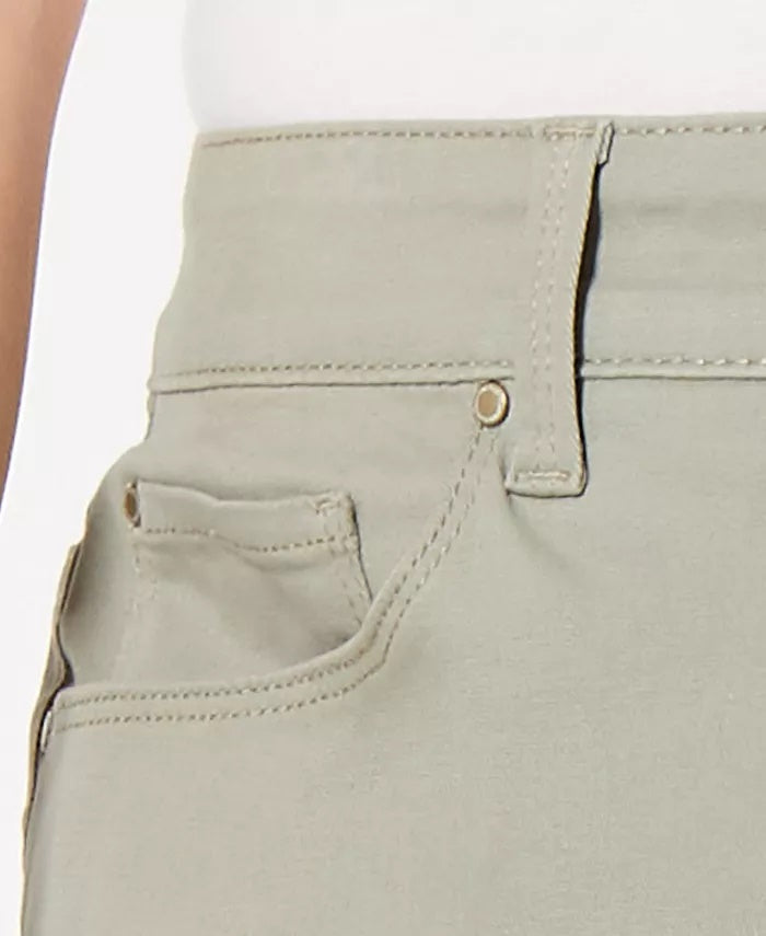 Charter Club Womne's Plus Size Twill Lexington Pants Green Size 28W