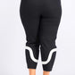 Alfani Women's Petite Colorblocked Ankle Pants Black Size 14