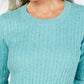 Karen Scott  Women's Cable Knit Sweater Teal Aqua Size X-Large
