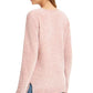 Karen Scott Women's V Neck Chenille Sweater Medium Red Size Medium