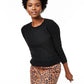 Charter Club Women's Cable Knit Cashmere Sweater  Sizes Black Size X-Small