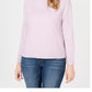 Karen Scott Women's Zip Back Mock Neck Sweater Purple Size X-Large