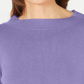 Karen Scott Women's Boatneck Sweater Purple Size Petite Medium