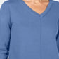 Karen Scott Women's Denim Sweater Blue Size 3X