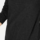 Karen Scott Women's Crewneck Long-Sleeve Sweater Black Size Medium