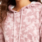 Ideology Women's Zip-Hem Shimmer Hoodie Pink Size Extra Small