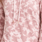 Ideology Women's Zip-Hem Shimmer Hoodie Pink Size Extra Small