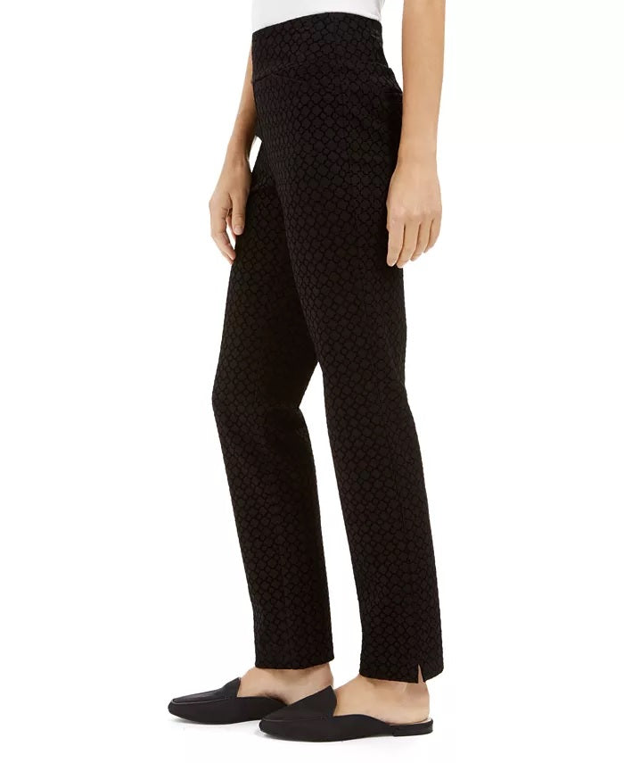 Charter Club Women's Pull-On Tummy Control Pants Black Size 10