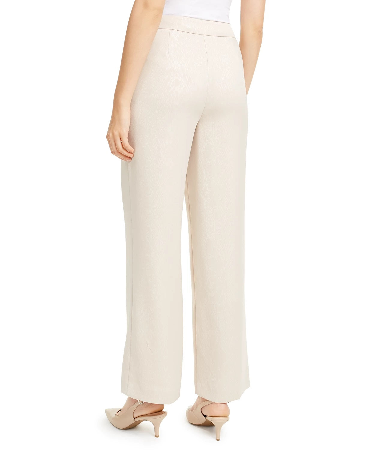 Alfani Women's Wide-Leg Pants Beige Size 6