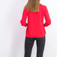Charter Club Women's Button Down Cotton Corduroy Shirt Red Size Petite Medium
