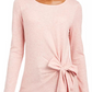 INC International Concepts Women's Side Tie Top Pink Size X-Large
