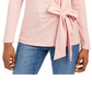 INC International Concepts Women's Side Tie Top Pink Size X-Large