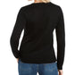Karen Scott Women's Embroidered Reindeer Sweater Black Size Extra Large